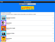 Tablet Screenshot of barzelletteaudio.it